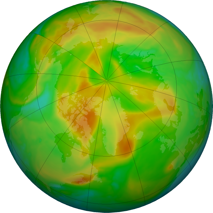 Arctic ozone map for 26 May 2023